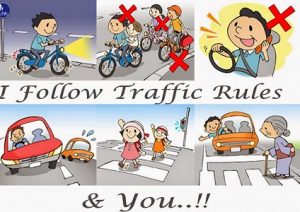 Essay on Traffic Rules in Hindi